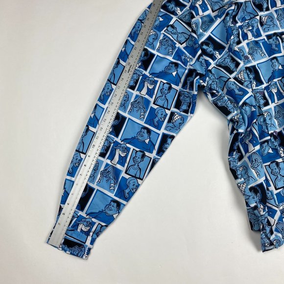 Vintage Fat Albert Platinum Fubu Shirt Mens XL All Over Print Button Front - Picture 11 of 12